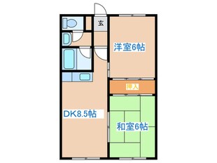 センチュリー八軒の物件間取画像